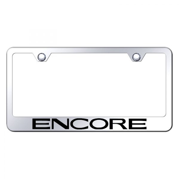 Autogold® - License Plate Frame with Laser Etched Encore Logo
