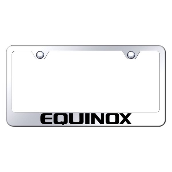 Autogold® - License Plate Frame with Laser Etched Equinox Logo