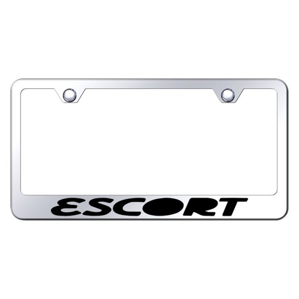 Autogold® - License Plate Frame with Laser Etched Escort Logo