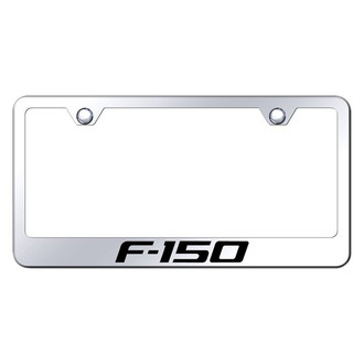 Autogold® - Chrome License Plate Frame with Laser Etched F-150 Logo