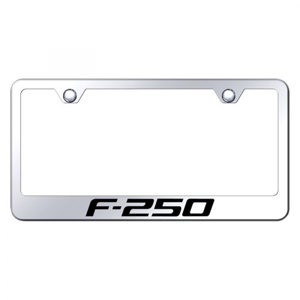Autogold® - License Plate Frame with Laser Etched F-250 Logo