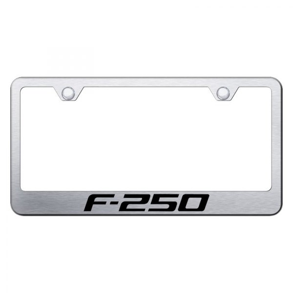 Autogold® - License Plate Frame with Laser Etched F-250 Logo