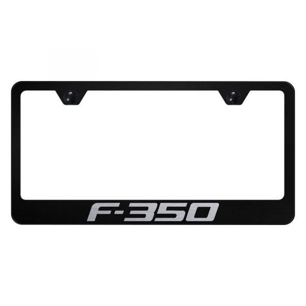 Autogold® - License Plate Frame with Laser Etched F-350 Logo