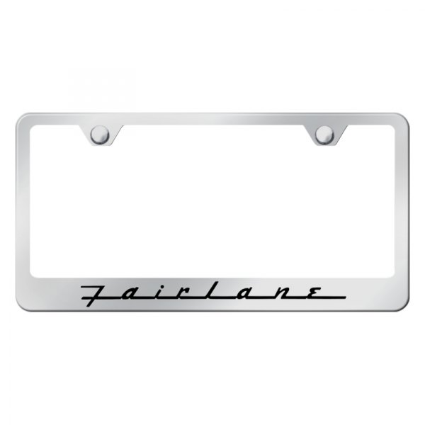 Autogold® - License Plate Frame with Laser Etched Fairlane Logo