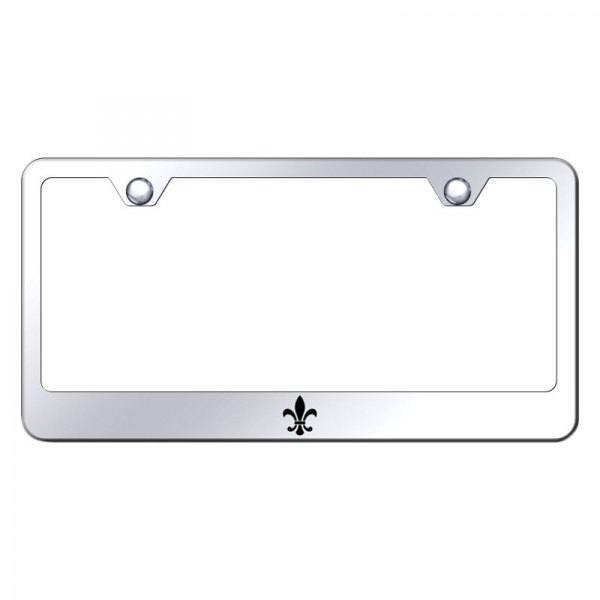 Autogold® - License Plate Frame with Laser Etched Fleur-De-Lis Logo
