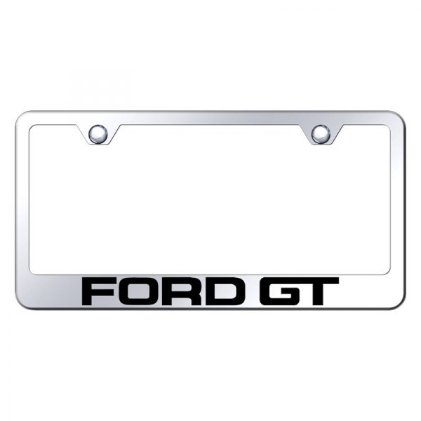 Autogold® - License Plate Frame with Laser Etched Ford GT Logo