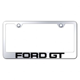 Ford 2005 up Red Mustang GT Chrome Metal License Plate Frame