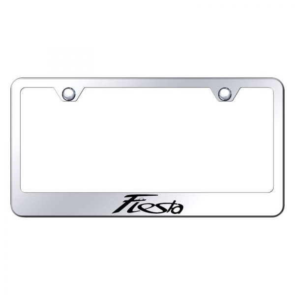 Autogold® - License Plate Frame with Laser Etched Fiesta Logo