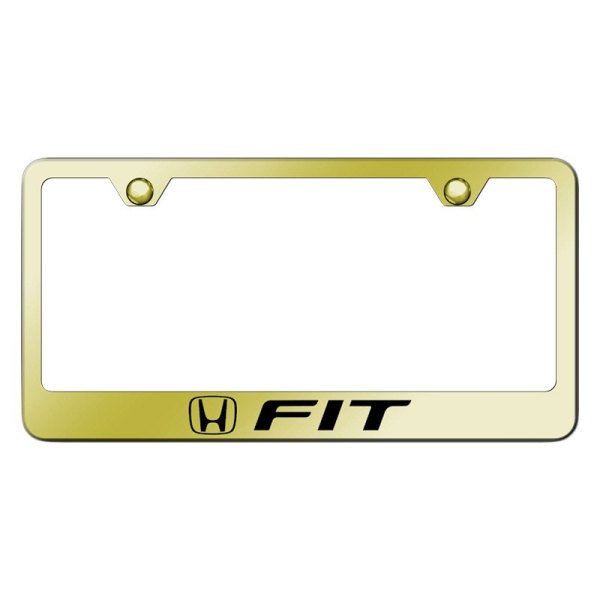 Autogold® - License Plate Frame with Laser Etched Fit Logo