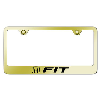 Autogold® - Gold License Plate Frame with Laser Etched Fit Logo