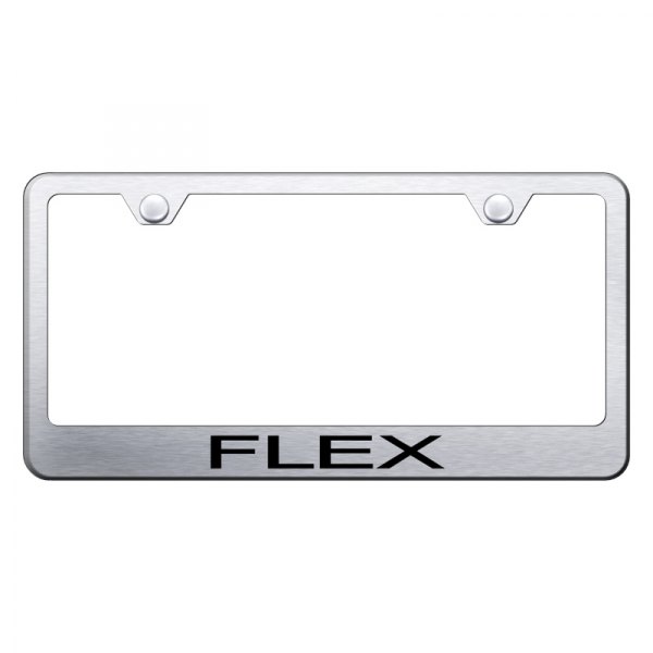 Autogold® - License Plate Frame with Laser Etched Flex Logo