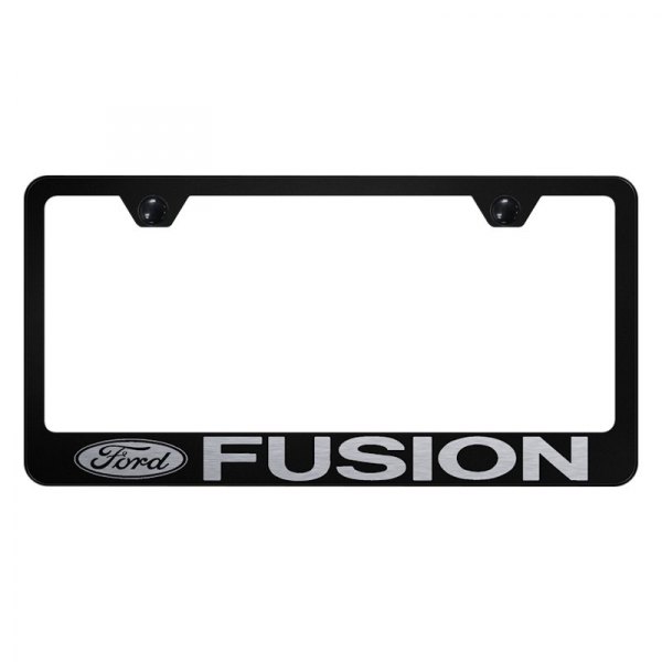 Autogold® - License Plate Frame with Laser Etched Fusion Logo