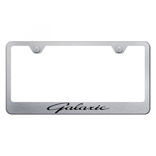 Autogold® - License Plate Frame with Laser Etched Galaxie Logo