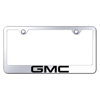 Autogold® - Chrome License Plate Frame with Laser Etched GMC Logo