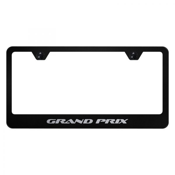 Autogold® - License Plate Frame with Laser Etched Grand Prix Logo