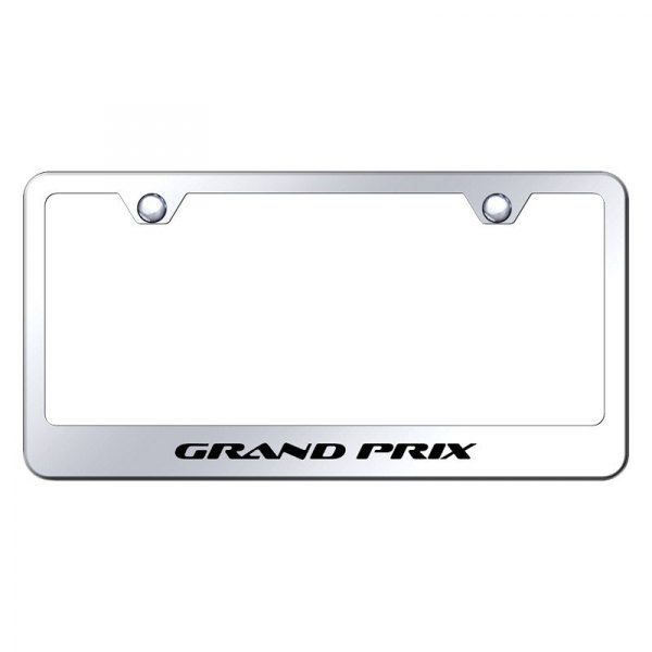 Autogold® - License Plate Frame with Laser Etched Grand Prix Logo