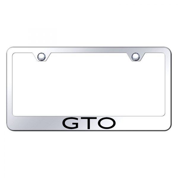 Autogold® - License Plate Frame with Laser Etched GTO Logo