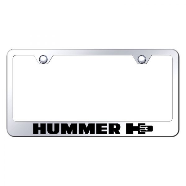 Autogold® - License Plate Frame with Laser Etched Hummer H3 Logo