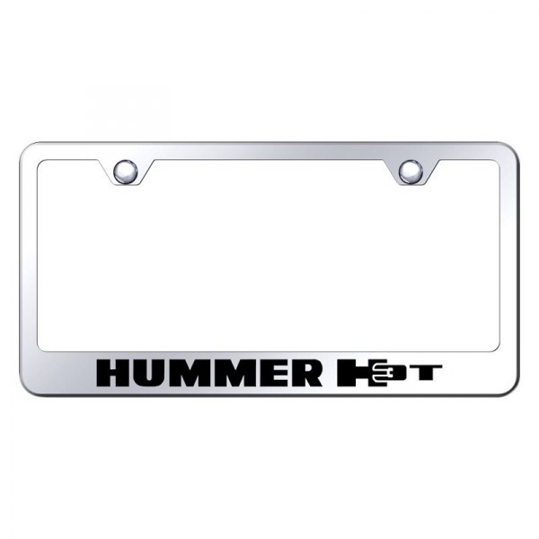 Autogold® - License Plate Frame with Laser Etched Hummer H3T Logo