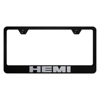 Autogold® - License Plate Frame with Laser Etched HEMI Logo