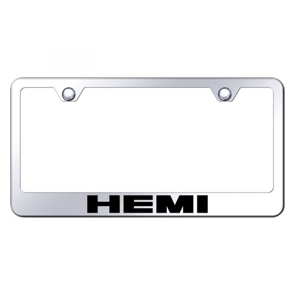 Autogold® - License Plate Frame with Laser Etched HEMI Logo