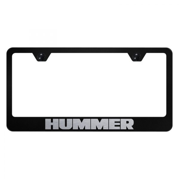 Autogold® - License Plate Frame with Laser Etched Hummer Logo