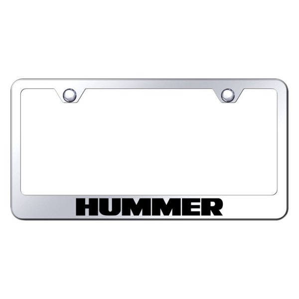 Autogold® - License Plate Frame with Laser Etched Hummer Logo