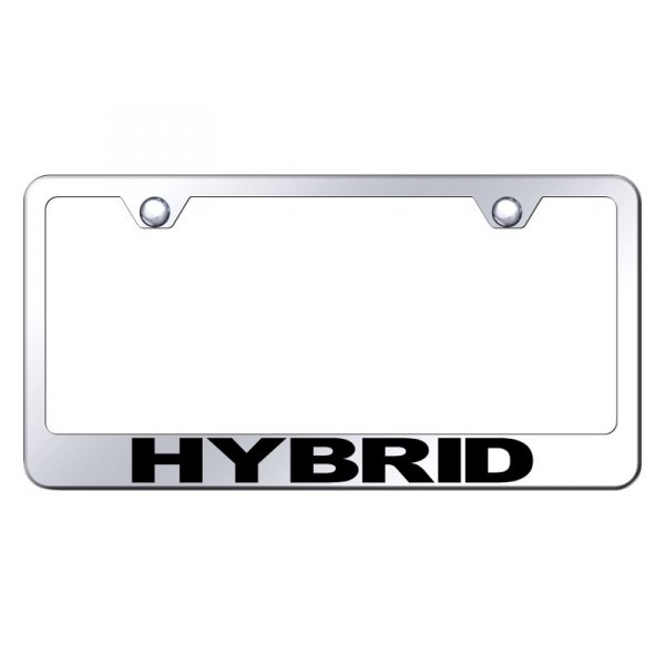 Autogold® - License Plate Frame with Laser Etched Hybrid Logo