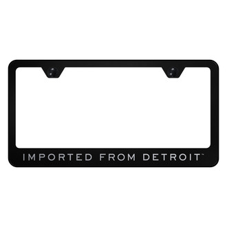 Autogold® - License Plate Frame with Laser Etched Imported From Detroit Logo