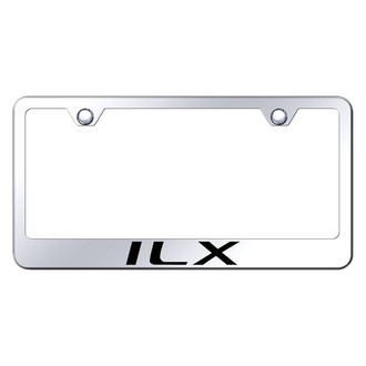 Autogold® - Chrome License Plate Frame with Laser Etched ILX Logo