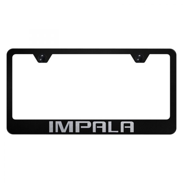 Autogold® - License Plate Frame with Laser Etched Impala Logo