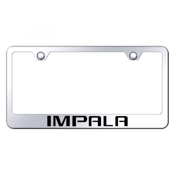 Autogold® - License Plate Frame with Laser Etched Impala Logo