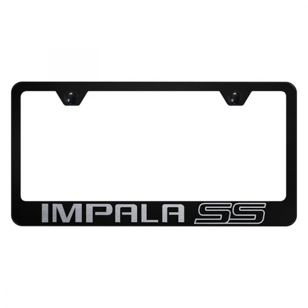 Autogold® - License Plate Frame with Laser Etched Impala SS Logo