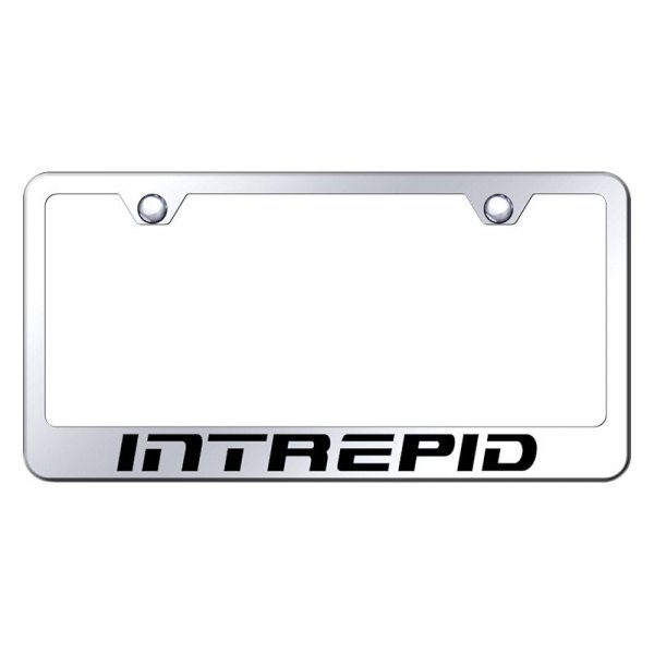 Autogold® - License Plate Frame with Laser Etched Intrepid Logo