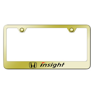 Autogold® - Gold License Plate Frame with Laser Etched Insight Logo