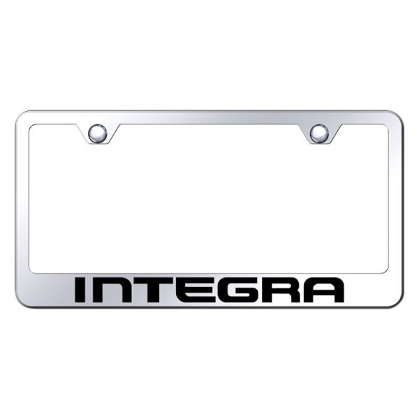 Autogold® - License Plate Frame with Laser Etched Integra Logo
