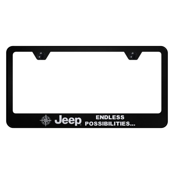 Autogold® - License Plate Frame with Laser Etched Jeep Endless Logo