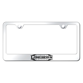 Autogold® - License Plate Frame with Longhorn Limited Edition