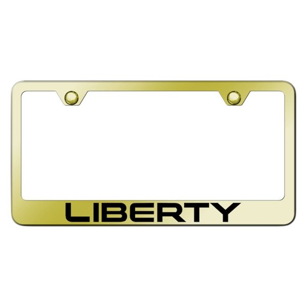 Autogold® - License Plate Frame with Laser Etched Liberty Logo