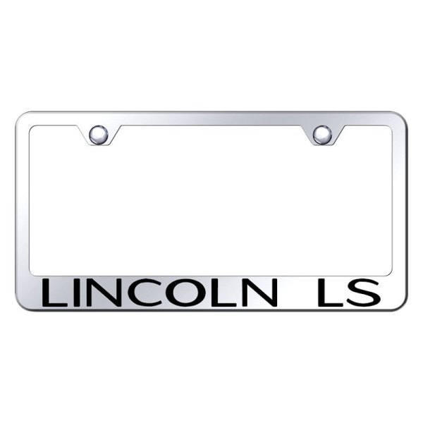Autogold® - License Plate Frame with Laser Etched Lincoln LS Logo