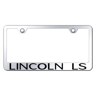 Lincoln MKT Two Logos Chrome Plated Metal License Plate Frame Holder