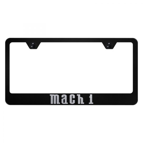 Autogold® - License Plate Frame with Laser Etched Mach 1 Logo