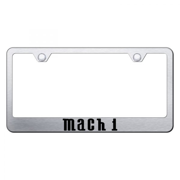 Autogold® - License Plate Frame with Laser Etched Mach 1 Logo