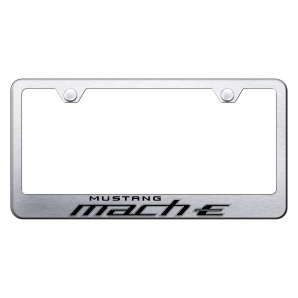 Autogold® - License Plate Frame with Laser Etched Mach-E Logo