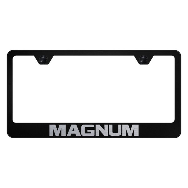 Autogold® - License Plate Frame with Laser Etched Magnum Logo