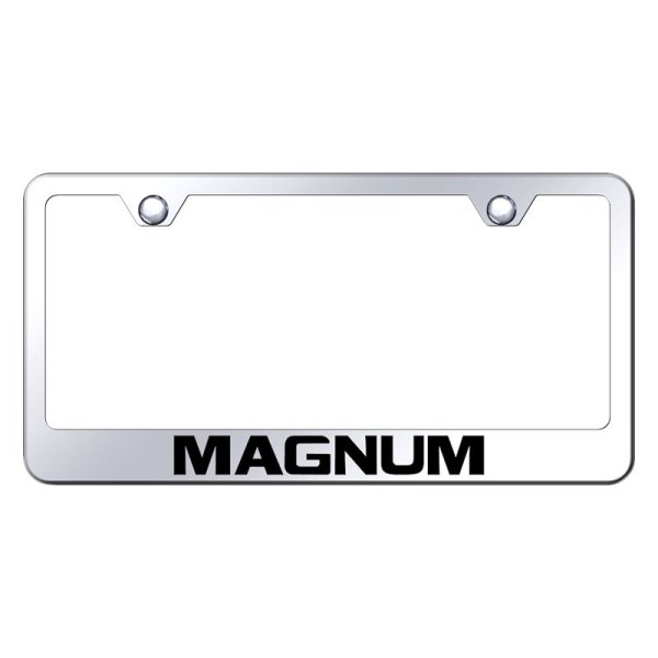Autogold® - License Plate Frame with Laser Etched Magnum Logo