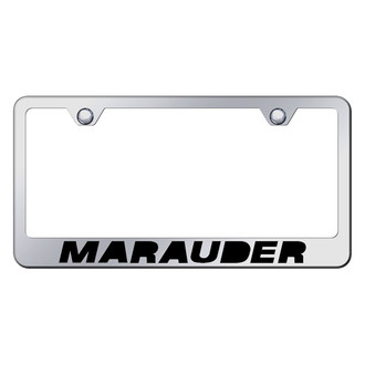 Autogold® - Chrome License Plate Frame with Laser Etched Marauder Logo