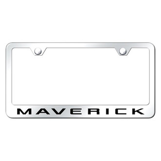 Autogold® - Chrome License Plate Frame with Laser Etched Maverick 2022 Logo
