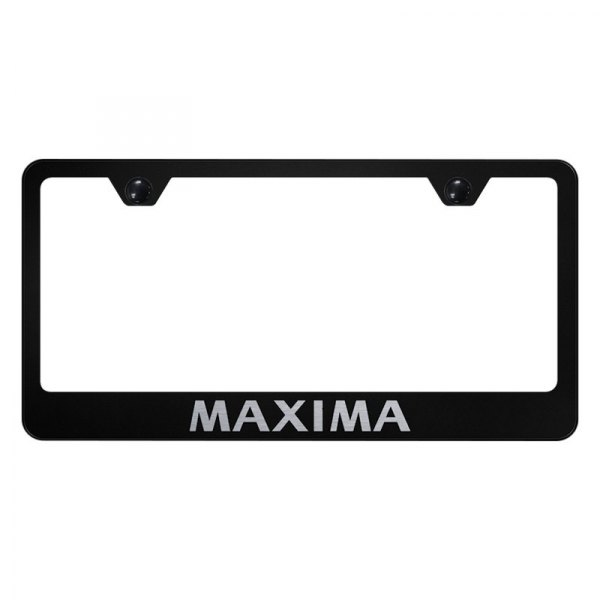 Autogold® - License Plate Frame with Laser Etched Maxima Logo