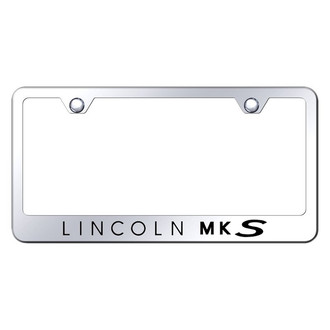 Autogold® - Chrome License Plate Frame with Laser Etched MKS Logo
